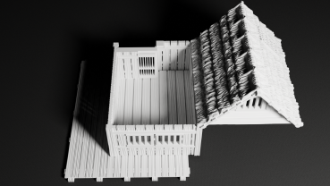 Asiatisches Bauernhaus